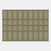 Kerst rustieke vakantie inpakpapier vel (Voorkant 3)