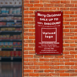 Kerst Sale Business Rood 2.5’ x 4’ Banner