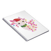 kerst santa axolotl notitieboek (Rechterzijde)