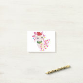 kerst santa axolotl post-it® notes (Op bureau)