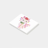 kerst santa axolotl post-it® notes (Schuin)