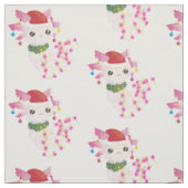 kerst santa axolotl stof (Swatch)