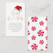 Kerst Santa Baby Boeken voor Baby Enclosure Kaart Visitekaartje (Voorkant / Achterkant)