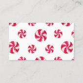 Kerst Santa Baby Luier Raffle Behuizing Kaart Visitekaartje (Achterkant)