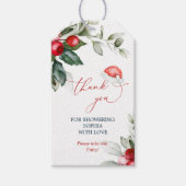 Kerst Santa Baby shower Gift Labels Cadeaulabel (Voorkant)