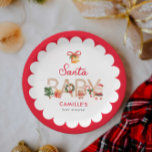 Kerst Santa Baby shower Papier Bord<br><div class="desc">Verras uw gasten dit feestelijke seizoen met onze Santa Baby Christmas Baby shower Paper Borden. Deze papieren borden barsten van de feestvreugde en vormen de perfecte plek voor een onvergetelijke viering. Hoe schattig ze ook zijn, ze zijn er zeker van dat je baby shower er een is om te onthouden....</div>