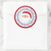 Kerst Santa Baking label Stickers (Tas)