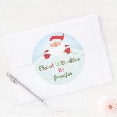 Kerst Santa Baking label Stickers (Envelop)