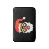 kerst santa claus grappig Pineappel Badmat (Voorkant Verticaal)