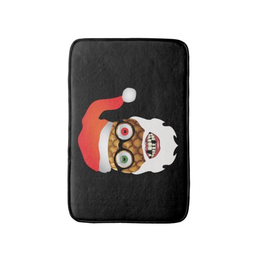 kerst santa claus grappig Pineappel Badmat (Voorkant Verticaal)