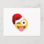 kerst santa claus winnaar emoji feestdagenkaart