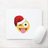 kerst santa claus winnaar emoji muismat (Met muis)