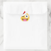 kerst santa claus winnaar emoji sticker (Tas)