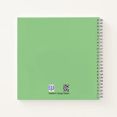 Kerst Santa Frog Merry Christmas Notitieboek (Achterkant)