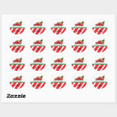 Kerst Santa Truck Stickers (Vel)