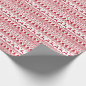 Kerst Scandinavische klassieke patroon Cadeaupapier (Hoek)