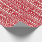 Kerst Scandinavische klassieke patroon Cadeaupapier (Hoek)