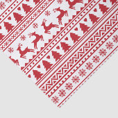 Kerst Scandinavische klassieke patroon Tissuepapier (Detail)