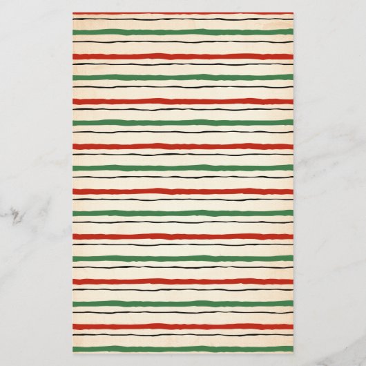 Kerst Scavenger Hunt Santa Game Kaart (Achterkant)