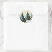 _Kerst_Scene sticker (Tas)