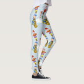 Kerst Scène Vakantie Leggings (Rechts)