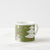 Kerst Schaap: Dierlijke Illustratie. Espresso Kop (Voorkant rechts)