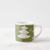 Kerst Schaap: Dierlijke Illustratie. Espresso Kop (Rechts)