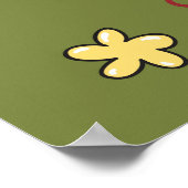 Kerst Schaap: Dierlijke Illustratie. Poster (Hoek)