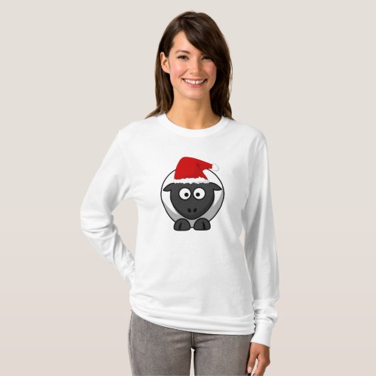 Kerst Schaap T-shirt (Voorkant volledig)