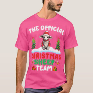 Kerst Schaap Team Schaap Kerstboom Xmas Lig T-shirt