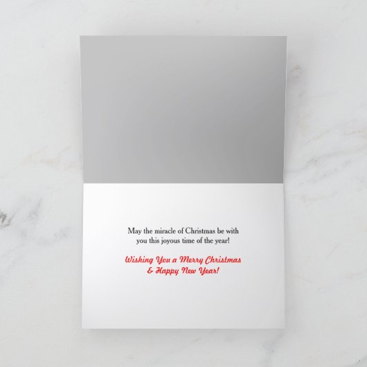 Kerst schaatsers seizoen Groeten Kaart (Binnen)