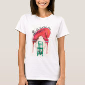 kerst - schapen spelen piano t-shirt (Voorkant)