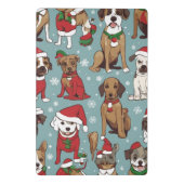 Kerst schattig hond patroon mini klembord (Achterkant)