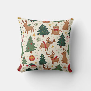 Kerst schattig kussenkussen kussen
