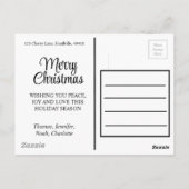 Kerst schattig polar beer welp, Santa beer welp Briefkaart (Achterkant)