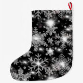 Kerst schattig polar beer welp, Santa beer welp Grote Kerstsok (Achterkant)