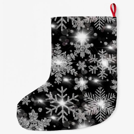 Kerst schattig polar beer welp, Santa beer welp Grote Kerstsok (Achterkant)