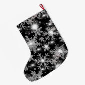 Kerst schattig polar beer welp, Santa beer welp Grote Kerstsok (Achterkant (Hangend))