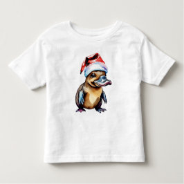 Kerst schattig vogelbekdier kinder shirts