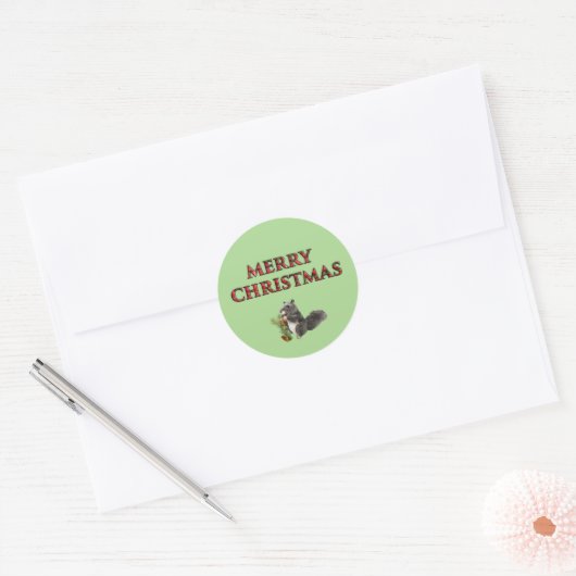 Kerst schattige dierlijke stickers (Envelop)