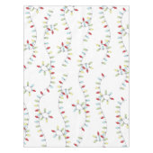 Kerst Schattige Eenvoudig Kleurrijk String Licht P Tafelkleed (Voorkant)