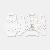 Kerst Schattige Groovy Ball Verjaardagsfeest Bedankdoosjes (Uitgevouwen)