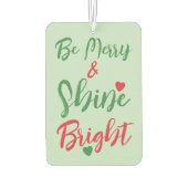 Kerst schattige kat vakantie groen rood luchtverfrisser (Achterkant)