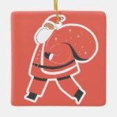 Kerst Schattige Keramisch Ornament (Voorkant)