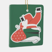 Kerst Schattige Keramisch Ornament (Rechts)