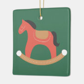 Kerst Schattige Keramisch Ornament (Links)