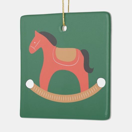 Kerst Schattige Keramisch Ornament (Links)