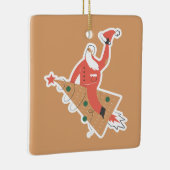 Kerst Schattige Keramisch Ornament (Rechts)