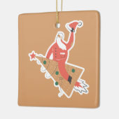 Kerst Schattige Keramisch Ornament (Links)
