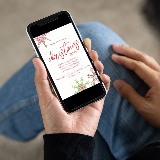 Kerst Schattige Kleurrijke Winter Sneeuwvlok Whims Kaart